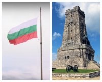 ПРЕДИ 3 МАРТ: Издигнаха огромен национален флаг на Шипка