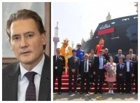 Кирил Домусчиев пусна на вода нов кораб. Дано да не минава покрай Южна Америка