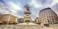 Скопие осъмна с антибългарски графити (СНИМКА)