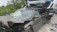 Камион блъсна служебния автомобил на кмета на Кричим