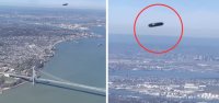 НЛО над Ню Йорк? Пътничка засне мистериозен обект от самолет (ВИДЕО)