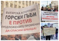 Протест в центъра на София срещу унищожаването на сектора на събирачите на гъби