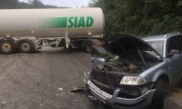 Шофьор на цистерна с положителен тест за наркотици помете кола