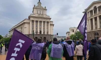 Протест на енергетиците блокира центъра на София