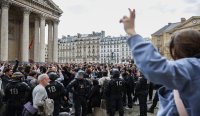 Френскат полиция разби студентски протест в защита на Палестина пред сградата на Сорбоната (ВИДЕО)