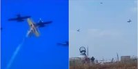 Авиошоу в Португалия бе прекъснато от удар между два самолета (ВИДЕО)