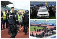 СИМУЛАЦИЯ: Полицаи и жандармеристи тренираха как да овладяват безредици