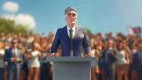 ИЗБОРИ ВЪВ ВЕЛИКОБРИТАНИЯ: Кандидат-депутатът с изкуствен интелект AI Steve се подготвя за своите избиратели (ВИДЕО)
