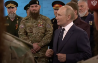 Путин към обучаващи се елитни бойци в Чечения: Докато имаме мъже като вас, Русия е абсолютно, абсолютно непобедима (ВИДЕО)