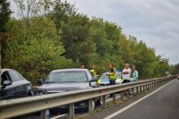 Верижна катастрофа на главния път между Бургас и Созопол