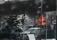 Пожар в центъра на София (СНИМКИ+ВИДЕО)
