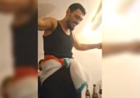 Циганин оскверни българското знаме на фона на бурни кючеци (ВИДЕО)