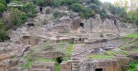 Археолози откриха украсена етруска гробница край Рим