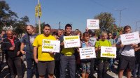 Пернишките миньори и енергетици също излязоха на протест