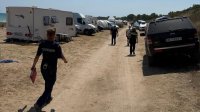 МОСВ и МВР започнаха масирани проверки срещу паркирането по плажовете на Северното Черноморие (СНИМКИ)
