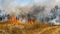 Голям пожар край Българово &ndash; евакуират хора от вилната зона