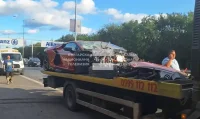 Тежка катастрофа с Lamborghini затрудни движението на &bdquo;Хемус&ldquo;