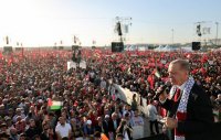 Ердоган на митинг: Израел е "военен престъпник"!