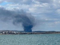Голям пожар в Бургаската промишлена зона