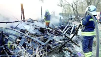 Пожар във Варна: Седем животни са изгорели в историческото селище &bdquo;Фанагория&ldquo;