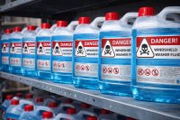 Отрова на рафта: Забранен метанол открит масово в течности за чистачки
