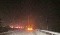 Виелица затвори пътя Варна - Добрич при баира на Аксаково
