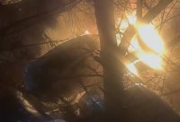 Пожар изпепели автомобил пред блок в столичния квартал &bdquo;Люлин&ldquo; 7