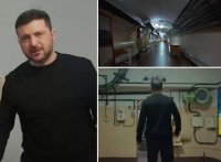 Зеленски показа къде е прекарал първите години от инвазията: Работех от бункера (СНИМКИ)