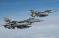 Румънските ВВС издигнаха F-16 заради дрон, нарушил въздушното пространство
