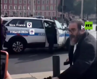 Скандално видео потресе Франция: Вижте как евреин се прави на нападнат в центъра на Ница
