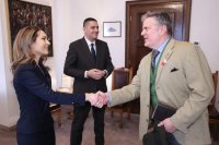 Рая Назарян е на среща в американското посолство