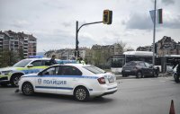 Инцидент с патрулка парализира трафика в столицата (СНИМКИ)