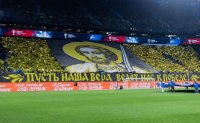 Руски фенове подкрепиха Цървена звезда с християнска хореография