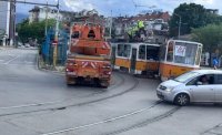 Два трамвая се сблъскаха в района на столичната Централна гара (СНИМКИ)