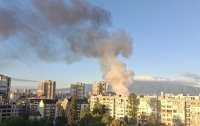 Пожар в столичния квартал Надежда (ВИДЕО)
