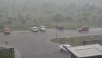 Силна буря с градушка наводни столицата за минути