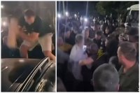 ПОТРЕСАВАЩО видео от Лвов - разгневена тълпа линчува мобилизационните отряди на Зеленски