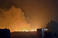 Гори бивш завод на изхода на Асеновград