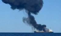 Дронове удариха цивилен кораб под либерийски флаг в Черно море