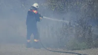 Овладян е големият пожар между Първомай и Брягово