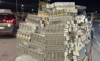 Рекордни 125 200 къса цигари задържаха митничари на &bdquo;Капитан Андреево&ldquo;
