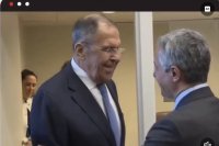 (ВИДЕО) "Надявам се да не ви уволнят": Лавров се шегува с швейцарския външен министър