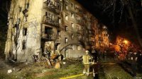 Един загинал и 12 ранени при руски атаки с дронове срещу Киев