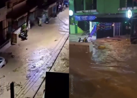 (ВИДЕО) Порои превърнаха улиците на Пукет в реки: Над 100 домакинства и бизнеси са засегнати, има свлачища