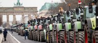 Мащабен протест на фермерите в Берлин